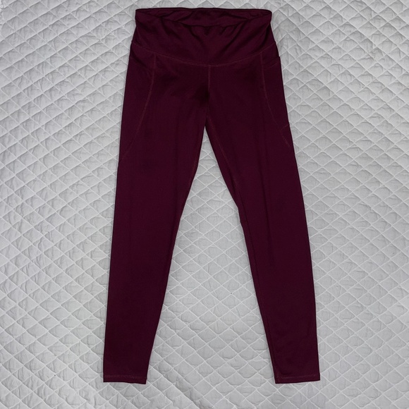 Champion Target Women's Small Red Maroon Full Length Legging - Picture 1 of 10